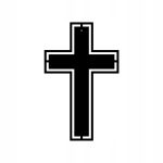 Krzyż ścienny KNS014 50 cm