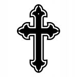 Krzyż ścienny KNS017 50 cm