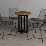 Noga do stołu Krzyżak Prosty Side S