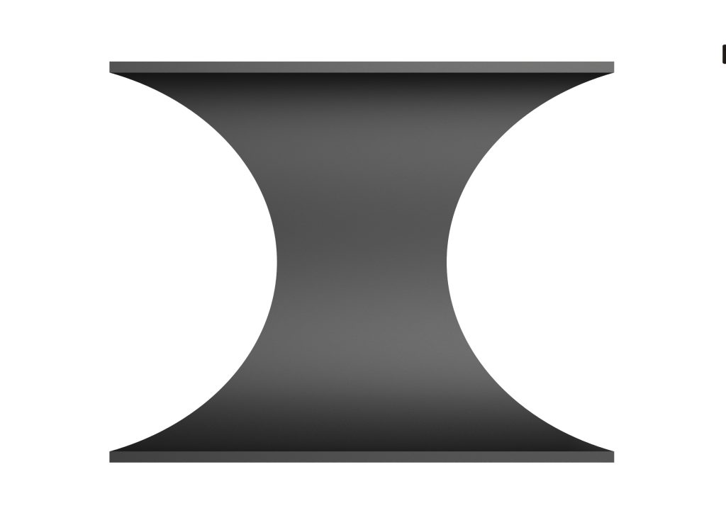 Noga metalowa do stołu Klepsydra S - obrazek 4