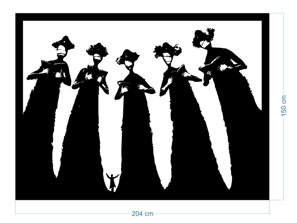 Obraz metalowy ścienny Koncert 204x150 cm - obrazek 2