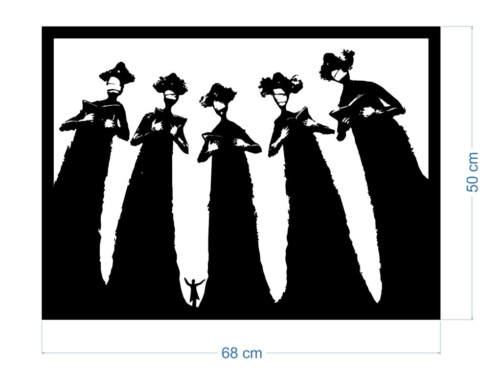 Obraz metalowy ścienny Koncert 68x50 cm - obrazek 2