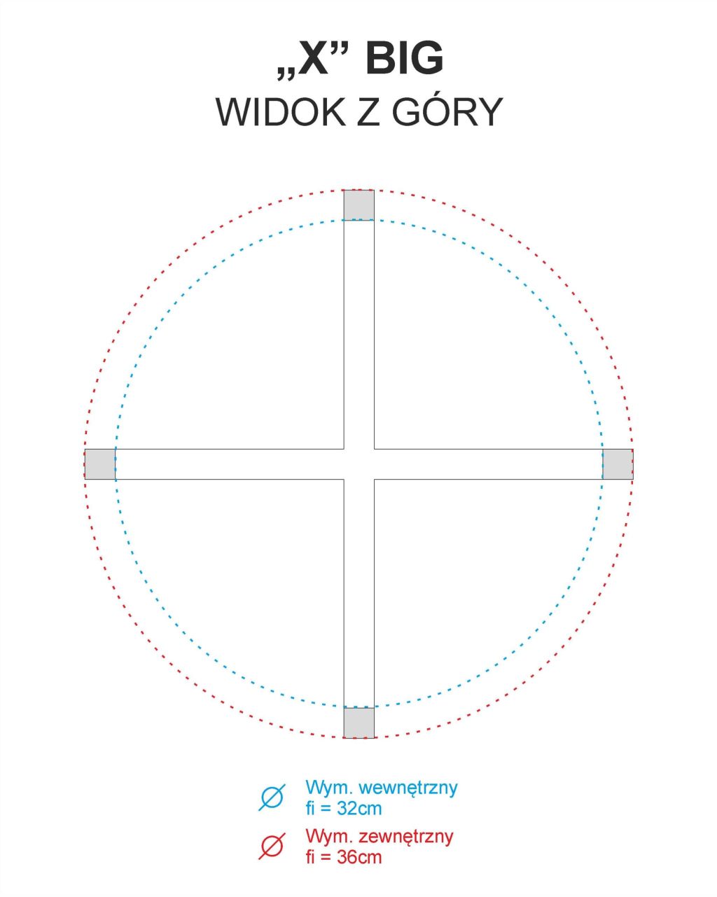 Kwietnik metalowy loft X BIG  S - obrazek 5