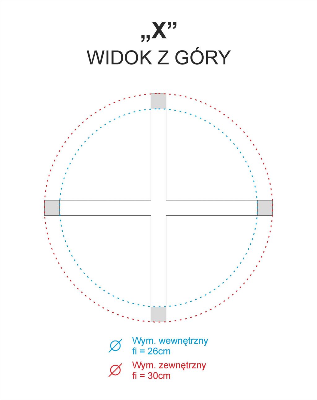 Kwietnik metalowy loft X  M - obrazek 5