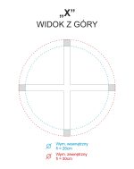 Kwietnik metalowy loft X  M - obrazek 5