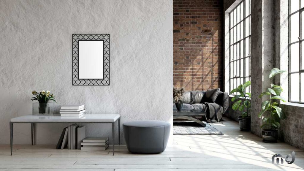 Lustro metalowe Maroko L06 75 cm - obrazek 5