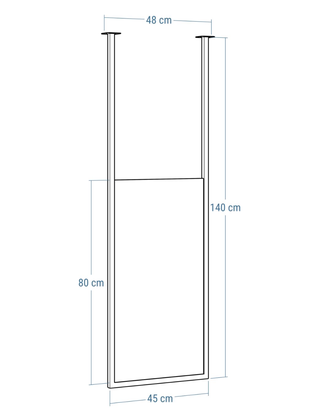 Lustro podwieszane Reflecta 45 cm - obrazek 4
