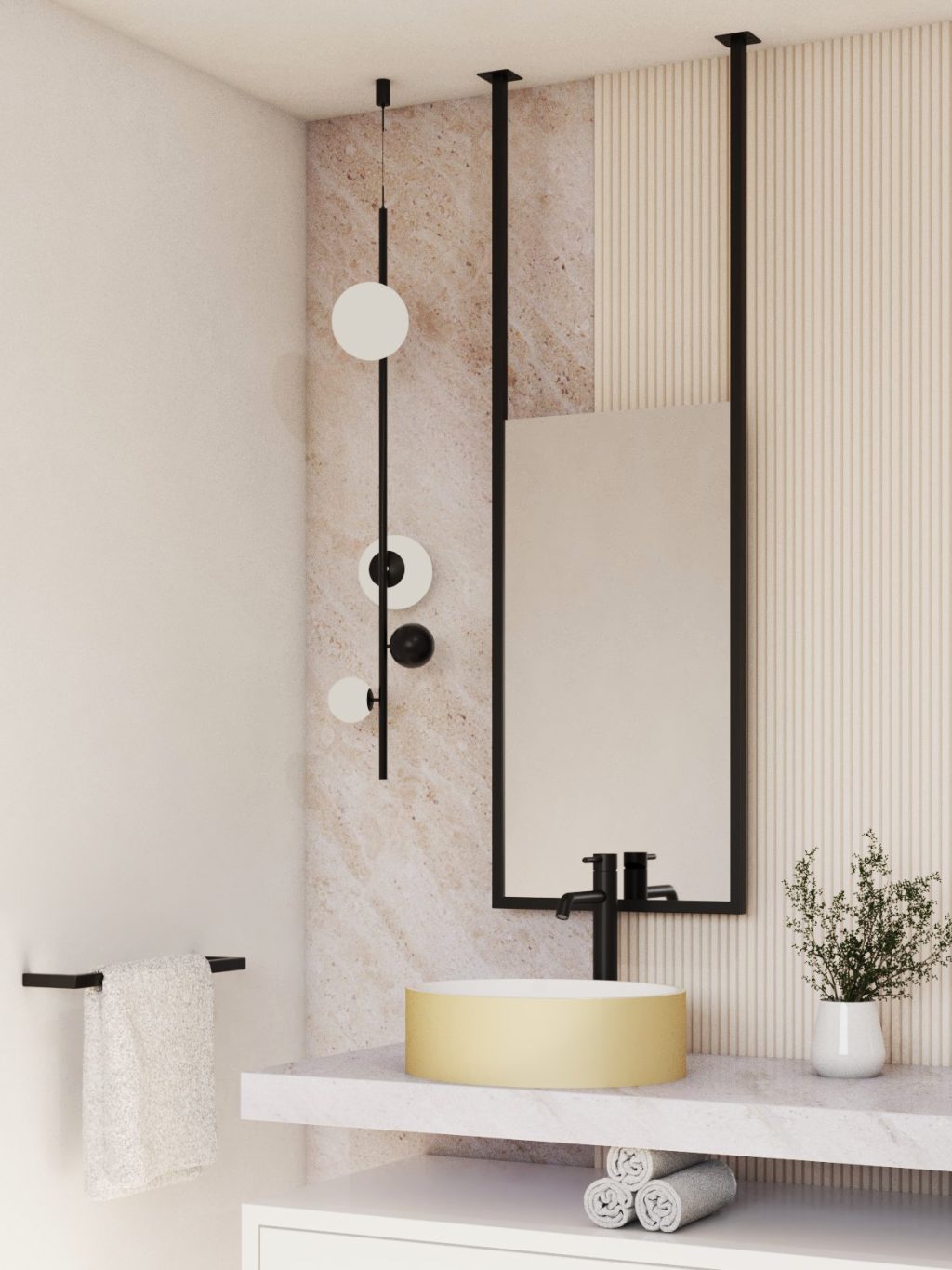 Lustro podwieszane Reflecta 45 cm - obrazek 2