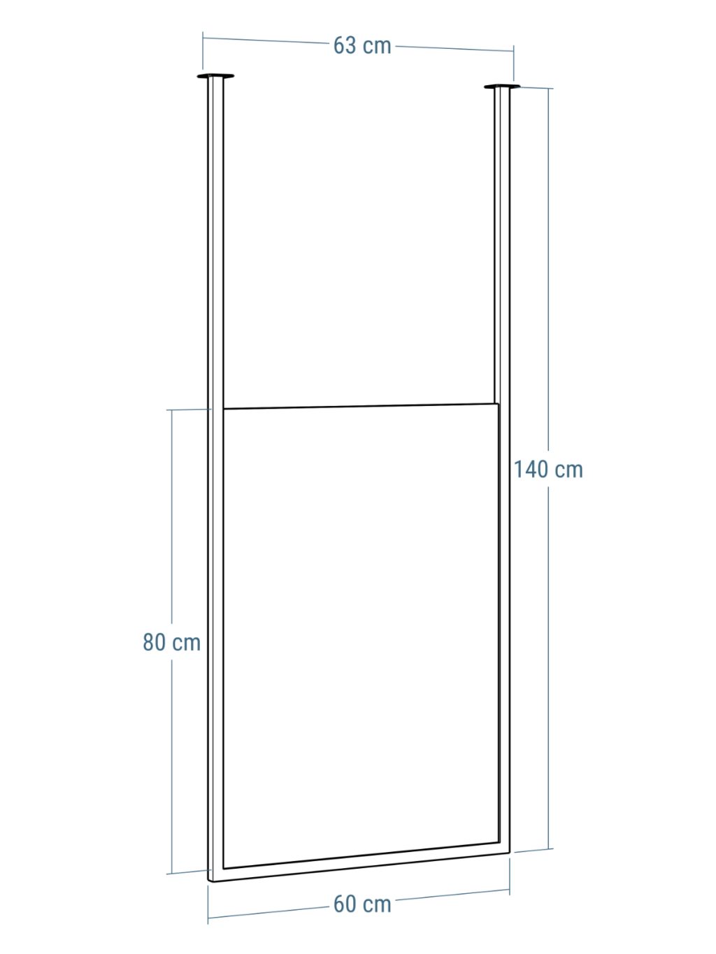 Lustro podwieszane Reflecta 60 cm - obrazek 4