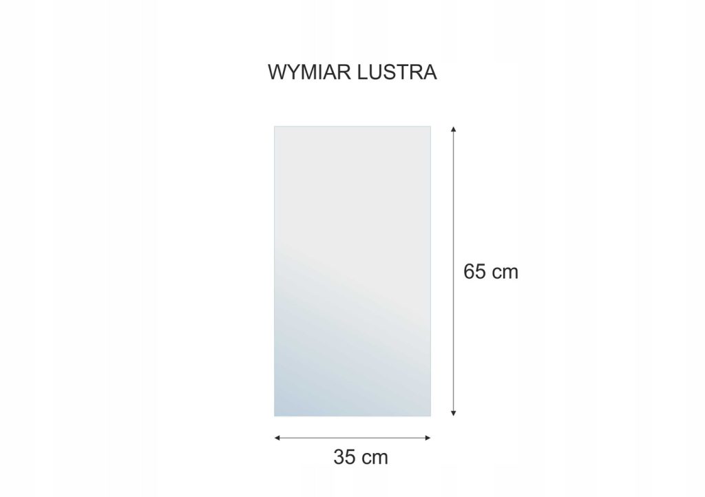 Lustro metalowe Egypt 90 cm - obrazek 2