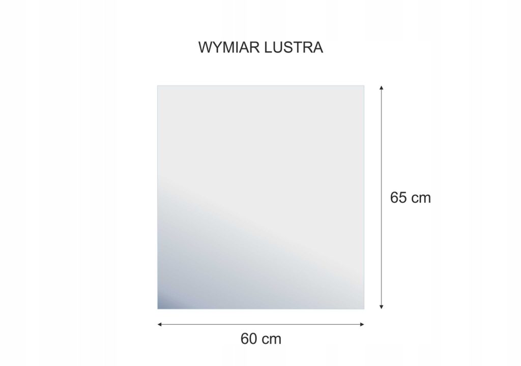 Lustro metalowe Maroko L06 100 cm - obrazek 2