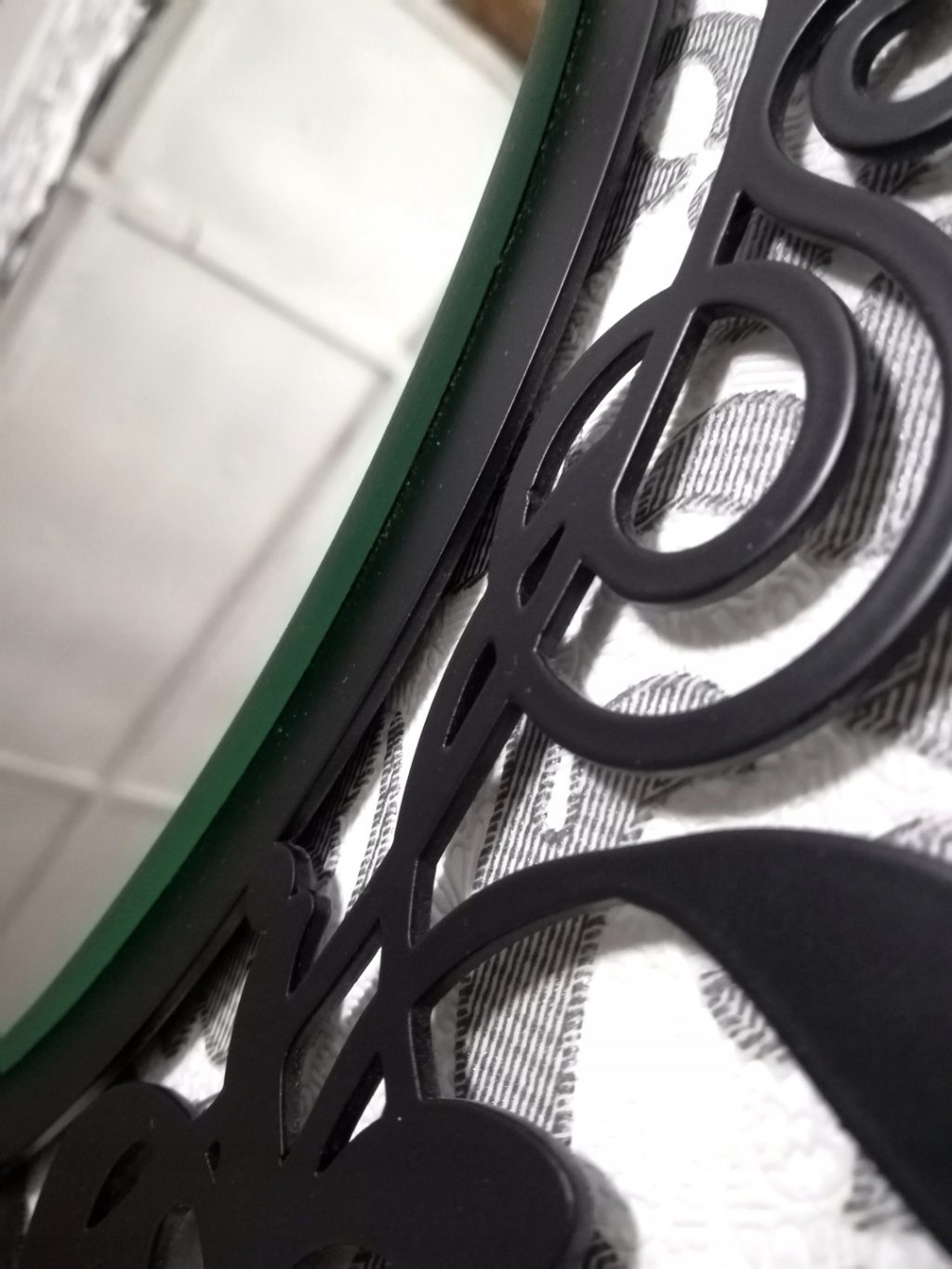 Lustro metalowe Koronka II 60 cm - obrazek 4