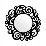 Lustro metalowe Klimt 60 cm