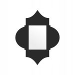 Lustro metalowe Maroko L15 50 cm