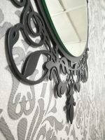 Lustro metalowe Retro Candela 58 cm - obrazek 5