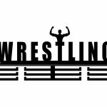 Wieszak na medale Wrestling 60 cm