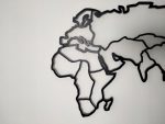 Metalowa mapa świata DES014 100 cm - obrazek 5
