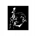 Obraz metalowy na ścianę Jan Paweł II KNS012 35 cm