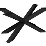 Noga metalowa do stolika Pająk Slim M