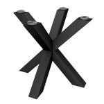 Noga metalowa do stolika pod blat szklany Pająk Slim S