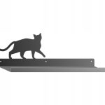 Półka metalowa dla dziecka Kot POL017 45 cm