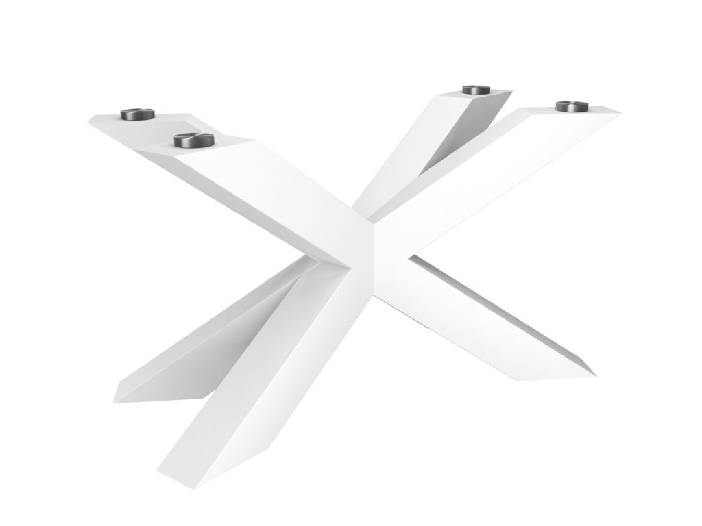 Noga metalowa do stolika pod blat szklany Pająk Heavy M - obrazek 2