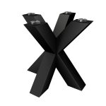 Noga metalowa do stolika pod blat szklany Pająk Heavy S