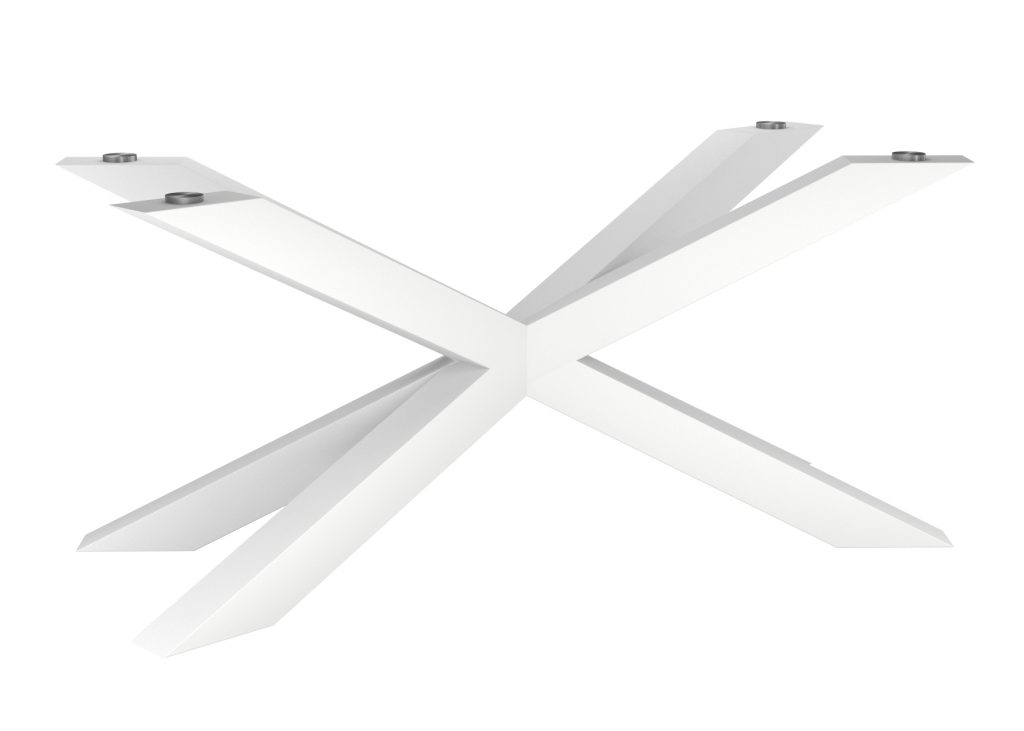 Noga metalowa do stołu pod blat szklany Pająk Heavy L - obrazek 2