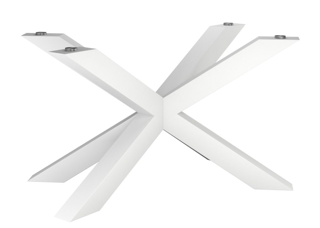 Noga metalowa do stołu pod blat szklany Pająk Heavy M - obrazek 2