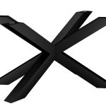 Noga metalowa do stołu pod blat szklany Pająk Heavy M