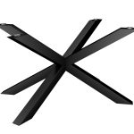 Noga metalowa do stołu pod blat szklany Pająk Szeroki M