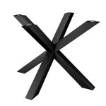 Noga metalowa do stołu pod blat szklany Pająk Szeroki S