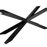 Podstawa do stołu pod blat szklany Pająk Wąski L