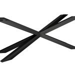 Podstawa do stołu pod blat szklany Pająk Wąski XL