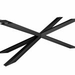 Podstawa do stołu pod blat szklany Pająk XL