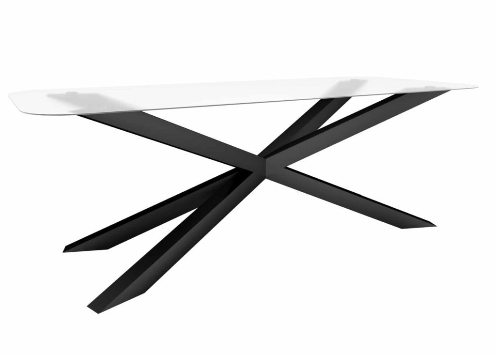 Podstawa do stołu pod blat szklany Pająk XL - obrazek 2