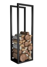 stojak metalowy na drewno kominkowe