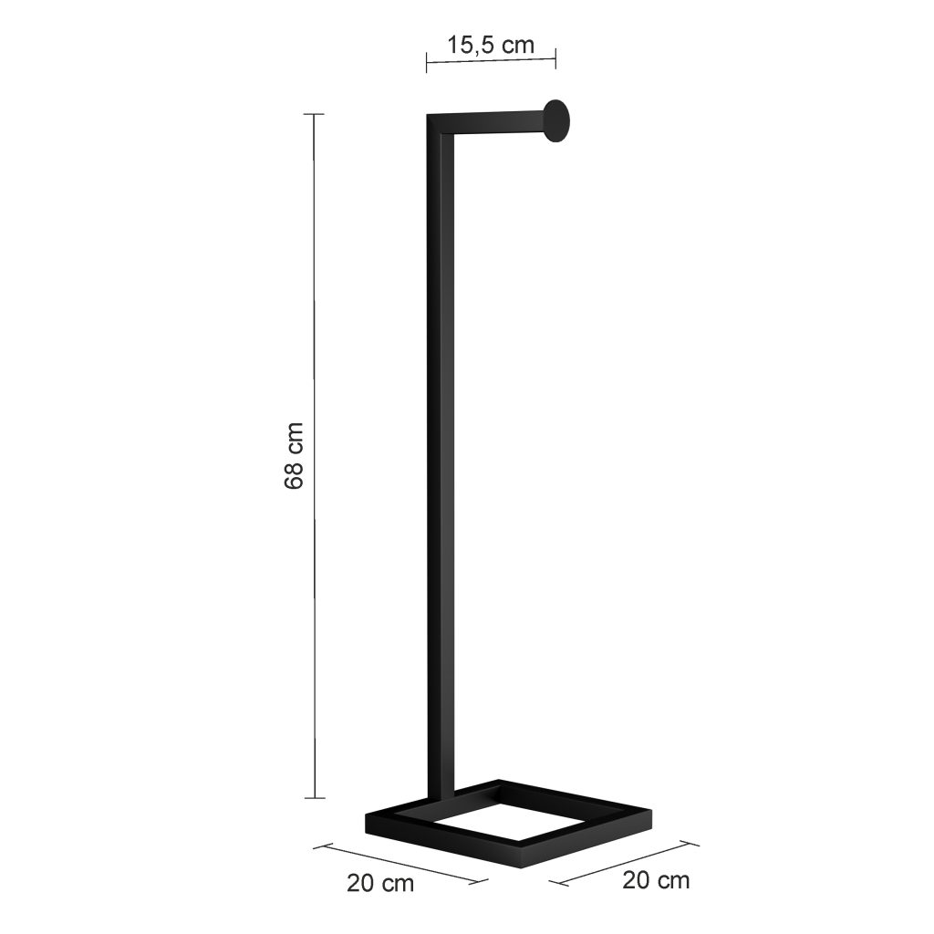 Stojak metalowy Loft na papier toaletowy - obrazek 4