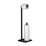 Stojak metalowy Loft na papier toaletowy i zapas