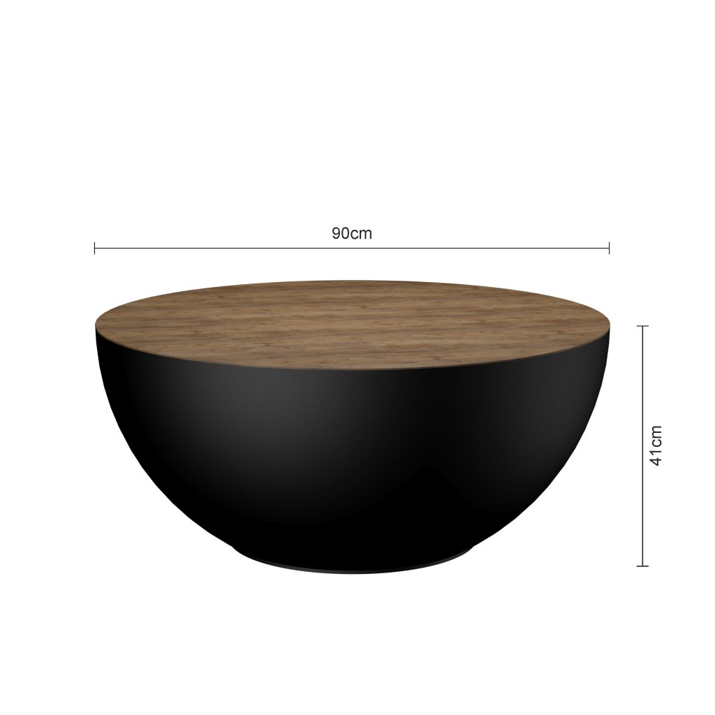Stolik kawowy SFERA średnica 90cm H41cm - obrazek 3