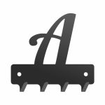 Metalowy wieszak na klucze WIE241 LITERKA A 10 cm