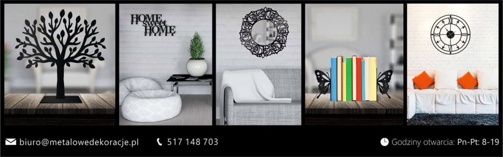 Wieszak metalowy Home sweet home - obrazek 6