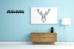 Wieszak metalowy na ubrania I love my home 80cm - obrazek 2