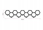 Wieszak metalowy Heksagon 80 cm - obrazek 5