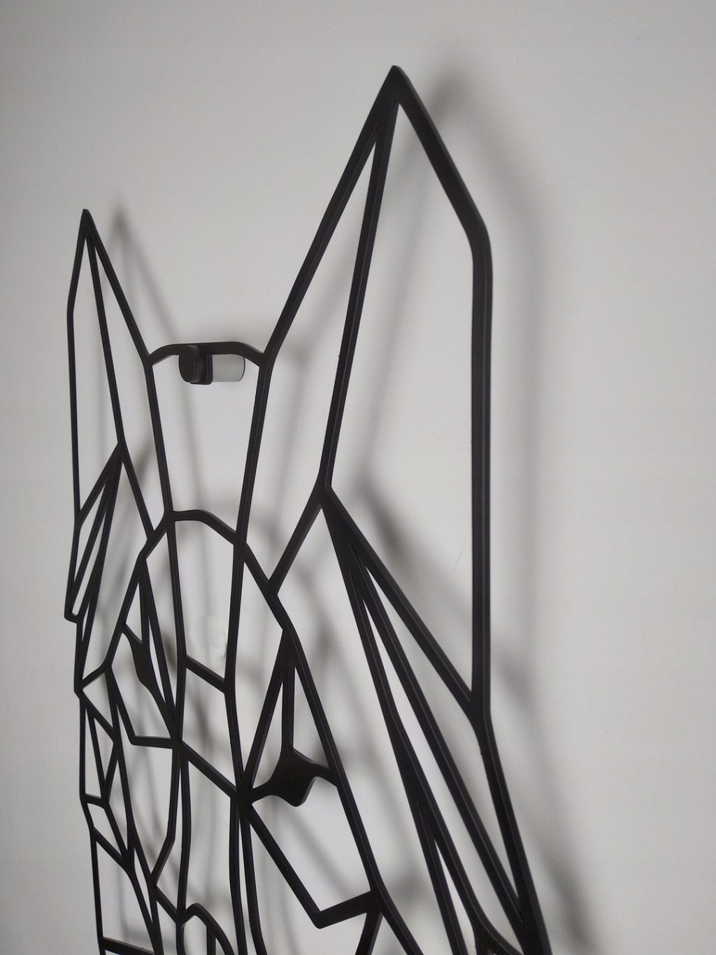 Dekoracja metalowa geometryczna Wilk 60 cm - obrazek 5