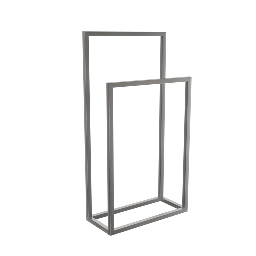 Wieszak na ręczniki stojący stal nierdzewna szlif S - obrazek 3