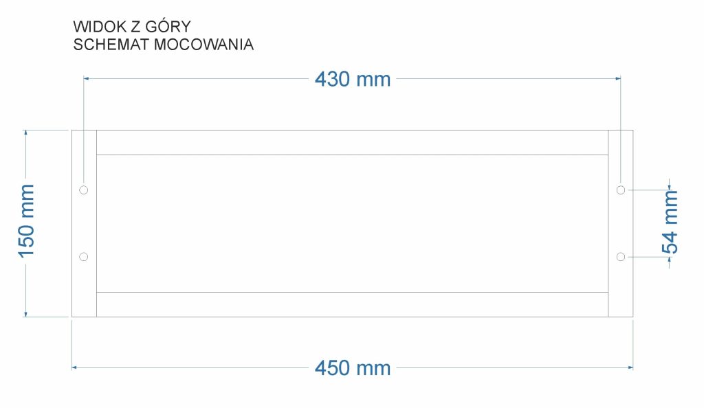 Wieszak na ręczniki sufitowy Long podwójny S - obrazek 5