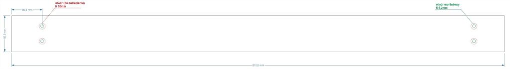 Wieszak sufitowy pojedynczy do karton-gipsu L - obrazek 5