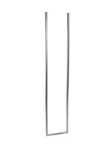 Wieszak sufitowy pojedynczy Long chrom XS - obrazek 2