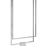 Wieszak na ręczniki sufitowy podwójny stal nierdzewna chrom L